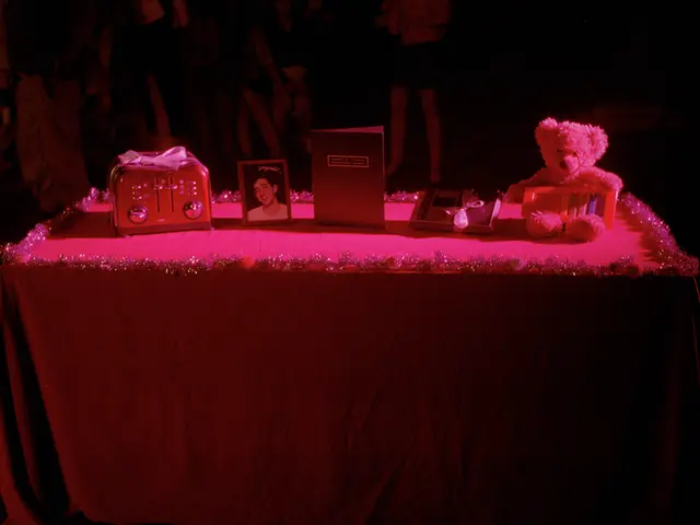 Celebratory atmosphere in the town of Bad Kötzting during the festive season